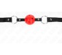 Kink Collar & Gag KINK - HOLLOW HARD RED BALL 4.5 CM GAG MODEL 1 63.5 X 2 CM