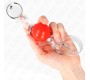 Kink Collar & Gag KINK - RED TRANSPARENT PVC BALL 4 CM GAG ADJUSTABLE