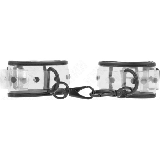 Kink Wrist Restraint KINK - CLEAR WRIST CUFFS ADJUSTABLE 18-30 CM X 5.5 CM