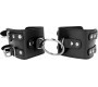 Kink Wrist Restraint KINK - FIXED WRIST RESTRAINTS WITH RING AND STUDS ADJUSTABLE BLACK 17-22 CM X 6.5 CM