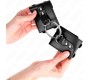 Kink Wrist Restraint KINK - FIXED WRIST RESTRAINTS WITH RING AND STUDS ADJUSTABLE BLACK 17-22 CM X 6.5 CM