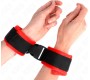 Kink Wrist Restraint KINK - NYLON BIND HOOK&LOOP WRIST RESTRAINTS BLACK MODEL 1 AJDUSTABLE 25-35 CM X 6 CM