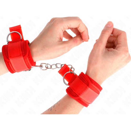 Kink Wrist Restraint KINK - NEOPRENE WRIST RESTRAINTS RED 42 X 5 CM