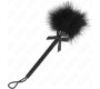 Kink Impact & Touch KINK - NYLON ROPE WAND WITH TICKLE FEATHERS AND BLACK BOW 25 CM