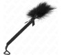 Kink Impact & Touch KINK - NYLON ROPE WAND WITH TICKLE FEATHERS AND BLACK BOW 25 CM