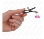 Kink Nipple Grip KINK - DOUBLE BELL NIPPLE CLAMP PINK 6 CM