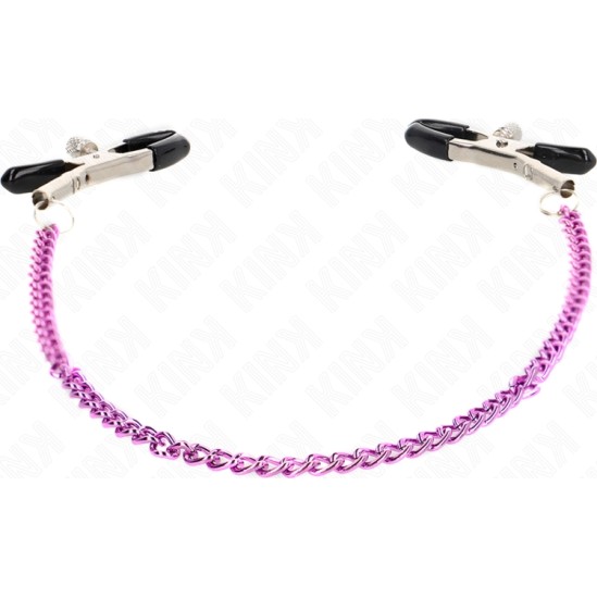 Kink Nipple Grip KINK - CHAIN NIPPLE CLAMPS PURPLE 30 CM