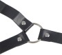 Subblime Fetish SUBBLIME - 953720 BONDAGE LEATHER STRAP BREAST CLAMPS BLACK ONE SIZE