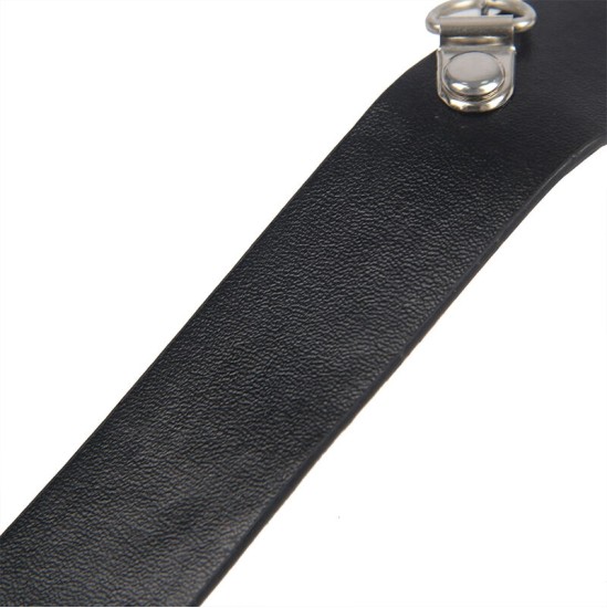 Subblime Fetish SUBBLIME - 953720 BONDAGE LEATHER STRAP BREAST CLAMPS BLACK ONE SIZE