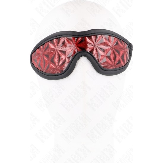 Kink Masked Allure KINK - RED DIAMOND PATTERN HEADBAND 20.5 x 6 CM