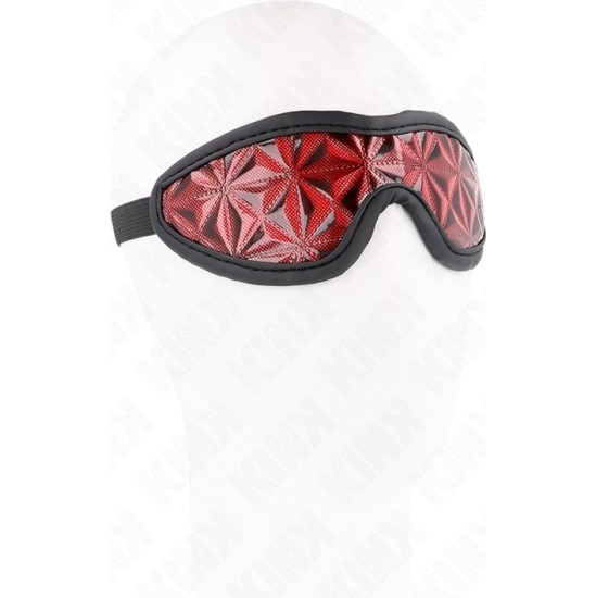 Kink Masked Allure KINK - RED DIAMOND PATTERN HEADBAND 20.5 x 6 CM