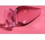Nebula Series By Ibiza MODEL 4 ANAL PLUG BOROSILICATE GLASS PINK 11 CM -O- 5 CM