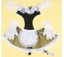Subblime Costumes SUBBLIME - 954307 SEXY MAID COSTUME BLACK/WHITE S/M