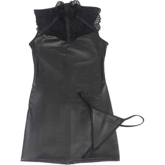 Subblime Dresses SUBBLIME - SEXY LEATHER DRESS S/M