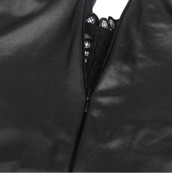 Subblime Dresses SUBBLIME - SEXY LEATHER DRESS S/M