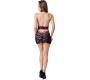 Livco Corsetti Sets LIVCO CORSETTI FASHION - LEISA LC 20201 T-SHIRT + THONG WITH LACE BLACK L/XL