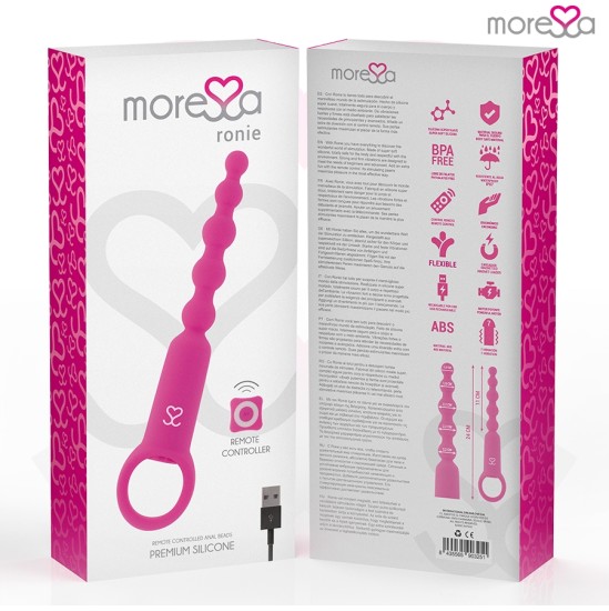 Moressa RONIE REMOTE CONTROL ANAL PLEASURE PINK