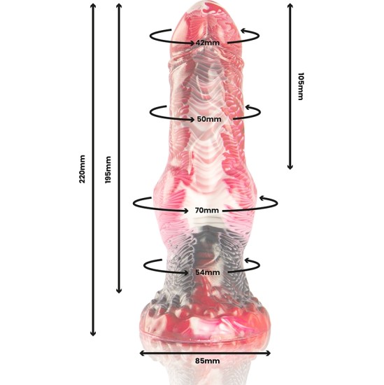 Epic HELIOS DILDO WITH TESTICLES HEAT AND ECSTASY