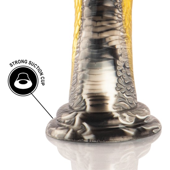 Epic DRAKON DILDO YELLOW COBRA