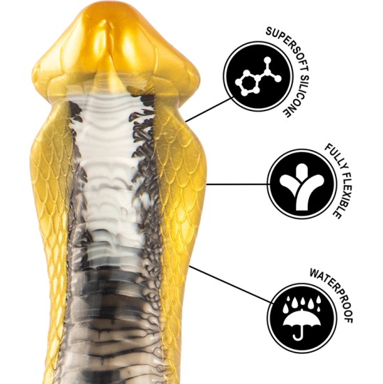 Epic DRAKON DILDO YELLOW COBRA