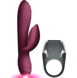 Climaximum LAMOUR KIT RABBIT VIBRATOR + LED COCK RING