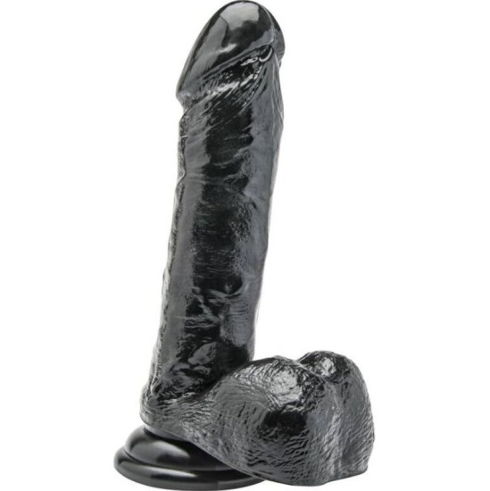 Get Real DILDO 18 CM WITH BALLS BLACK