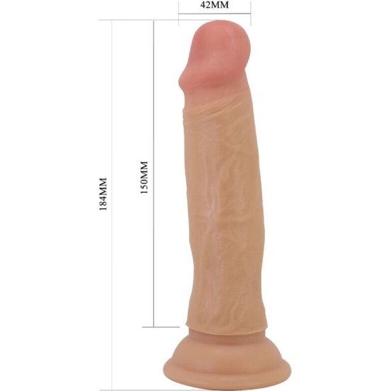 Pretty Love QUENTIN REALISTIC DILDO 18 CM FLESH
