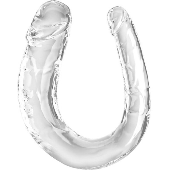 King Cock DOUBLE TROUBLE DOUBLE DILDO 33 CM CLEAR