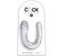 King Cock DOUBLE TROUBLE DOUBLE DILDO 33 CM CLEAR