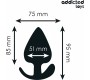 Addicted Toys ANAL PLUG SILICONE SIZE XL 9.5 CM