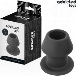 Addicted Toys EXTREME HOLLOW ANAL PLUG SILICONE SIZE M 8.7 CM