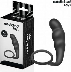 Addicted Toys ANAL PLUG WITH RING SILICONE MODEL 4