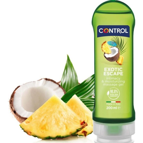 Control Lubes CONTROL - 2 EN 1 MASSAGE & PLEASURE EXOTIC 200 ML