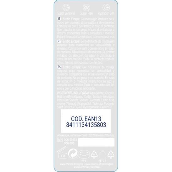 Control Lubes CONTROL - 2 EN 1 MASSAGE & PLEASURE EXOTIC 200 ML