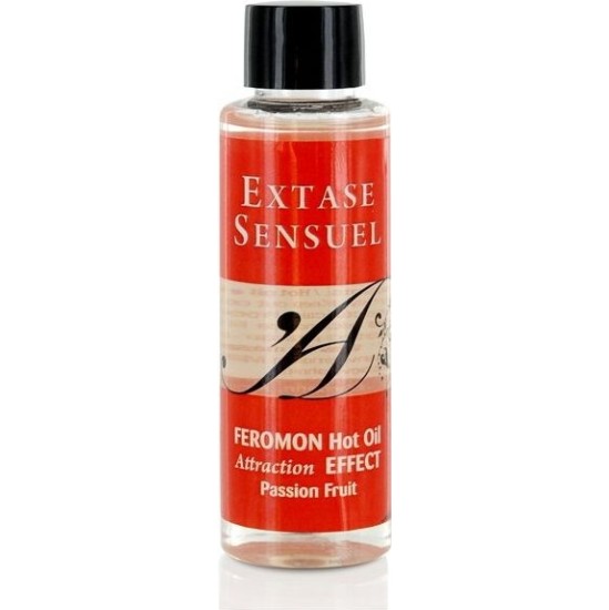 Extase Sensual HEAT EFFECT MASSAGE OIL WITH PASSION FRUIT PHEROMONES 100 ML