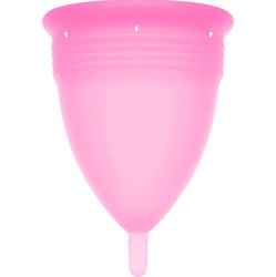 Stercup FDA SILICONE MENSTRUAL CUP PINK - SIZE L