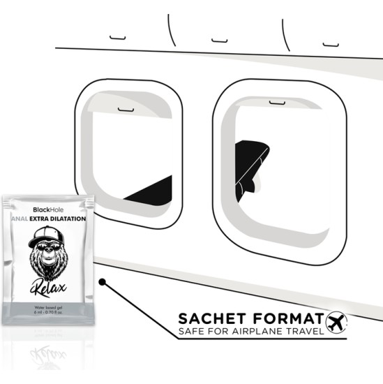 Black Hole WATER BASED GEL EXTRA DILATATION 6 ML SINGLE DOSE