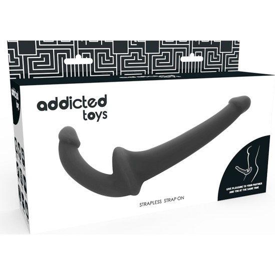 Addicted Toys DILDO WITH RNA S WITHOUT SUBJECTION BLACK