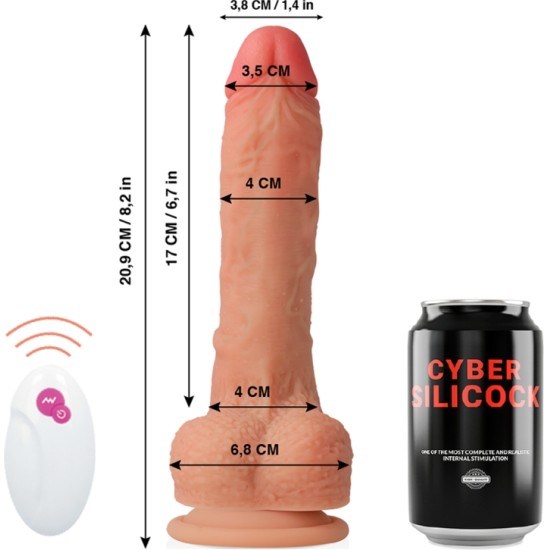 Cyber Silicock REMOTE CONTROL REALISTIC MASTER HUCK 20.9 CM -O- 4 CM