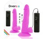 Diversia FLEXIBLE VIBRATING DILDO PURPLE 18 CM -O- 4 CM