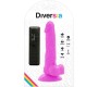 Diversia FLEXIBLE VIBRATING DILDO PURPLE 18 CM -O- 4 CM