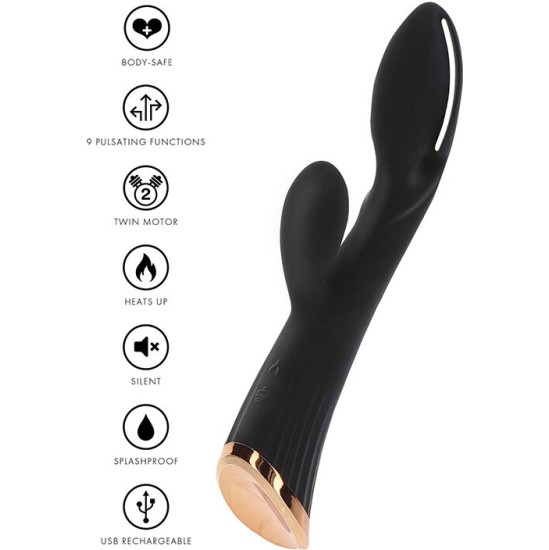 Toyjoy IVY CASSIA XTRA INTENSE VIBRATOR CLITORIS STIMULATOR BLACK