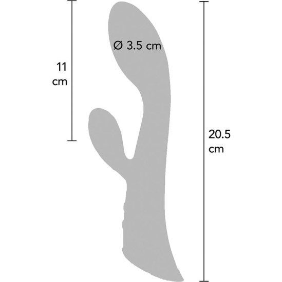 Toyjoy IVY CASSIA XTRA INTENSE VIBRATOR CLITORIS STIMULATOR BLACK