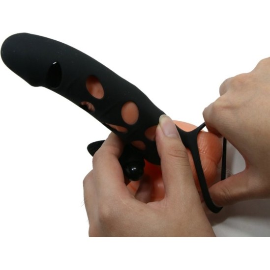 Pretty Love Male PRETTY LOVE - SILICONE COVER WITH VIBRATION 15.2 CM