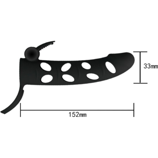 Pretty Love Male PRETTY LOVE - SILICONE COVER WITH VIBRATION 15.2 CM