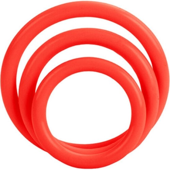 Calexotics TRI-RINGS SET RED