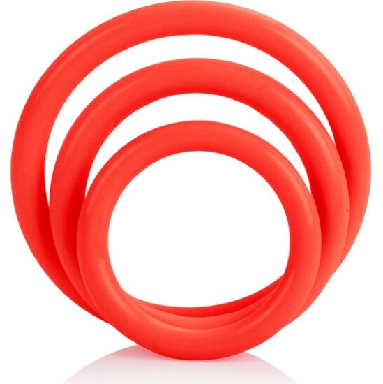 Calexotics TRI-RINGS SET RED