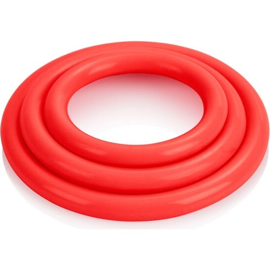 Calexotics TRI-RINGS SET RED