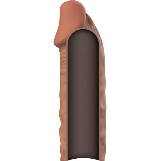 Virilxl LIQUID SILICONE V5 BROWN PENIS EXTENSION