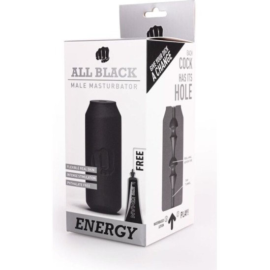 All Black MASTURBATOR ENERGY